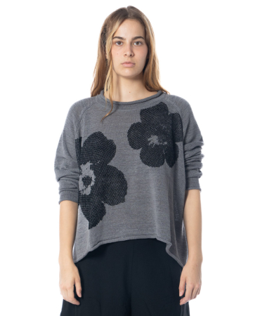 RUNDHOLZ  BLACK  LABEL, Floraler Strickpullover 2253720704