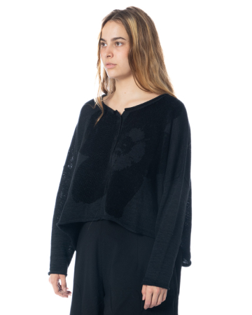 RUNDHOLZ  BLACK  LABEL, Cardigan mit Blumenmotiv 2253727107