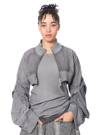 RUNDHOLZ DIP, short cotton jacket with voluminous sleeves 1242351108