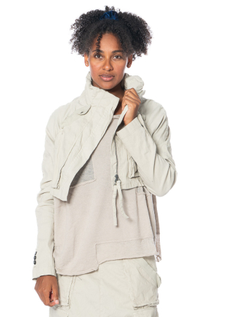 RUNDHOLZ DIP, cropped cotton-linen jacket 2242391107