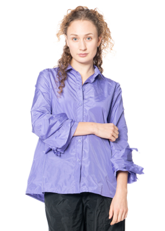 KATHARINA HOVMAN, blouse with leaf cuffs SMART DECO 241229