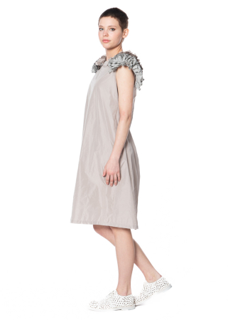 KATHARINA HOVMAN, dress with handwoven detachable sleeves 241560