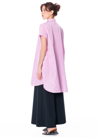 KATHARINA HOVMAN, Bluse OVERSIZE m. kurzen Ärmeln  251262 A