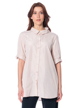 KATHARINA HOVMAN, summer blouse with a small collar 251216