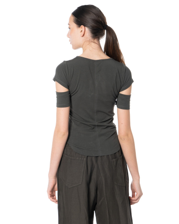 Andrea Ya'aqov, top with cut-out sleeves