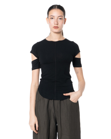 Andrea Ya'aqov, top with cut-out sleeves