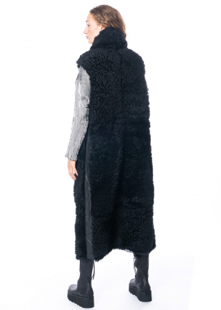 annette görtz, reversible fur vest Sis with shawl collar