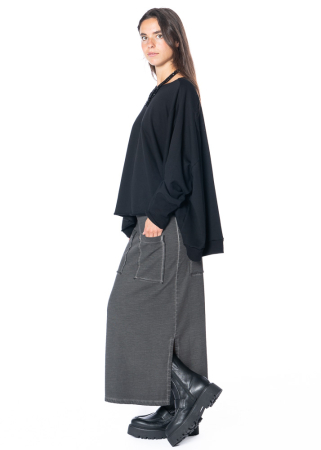 PLUSLAVIE PLÜ, long skirt with pockets PEN SKIRT 1