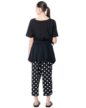 PLUSLAVIE PLÜ, short flounce skirt SWEATSKIRT