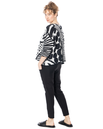 RUNDHOLZ BLACK LABEL, schmal geschnittene Viskosehose 1263220109