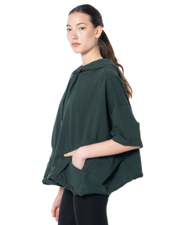 RUNDHOLZ BLACK LABEL, boxy cotton shirt with ribbed hem 1263250508