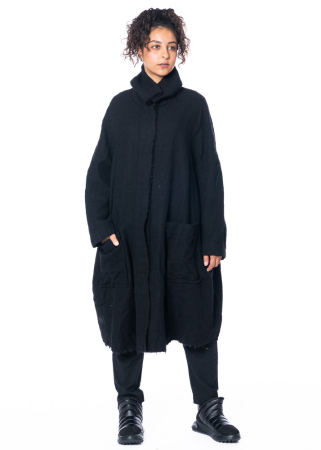 RUNDHOLZ  BLACK  LABEL, wide coat with high collar 2243281203