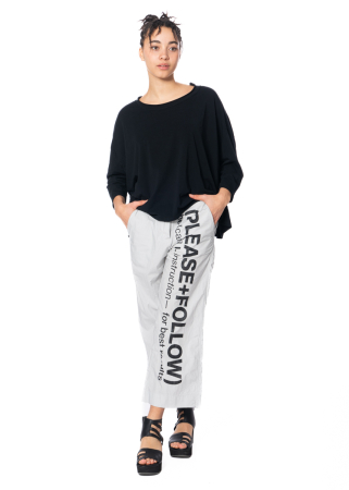 RUNDHOLZ BLACK LABEL, wide trousers with print 1243320108