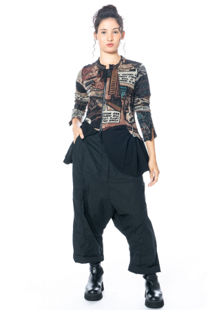 RUNDHOLZ  BLACK  LABEL, wide-leg cotton trousers with low crotch 2233600103