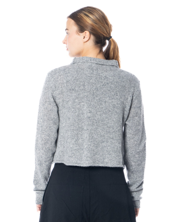 RUNDHOLZ  BLACK  LABEL, short cardigan with collar 2253617103