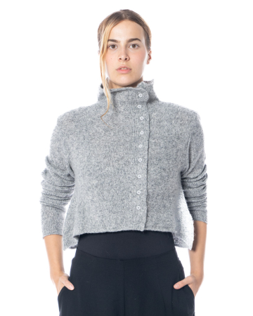 RUNDHOLZ  BLACK  LABEL, short cardigan with collar 2253617103