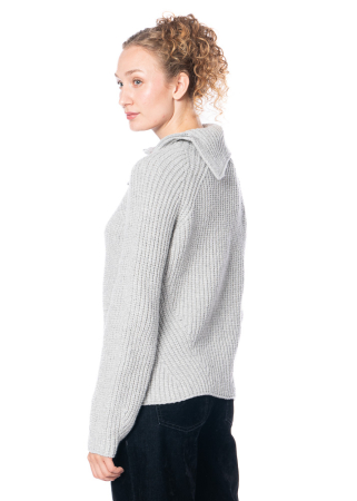 annette görtz, knit sweater FERRY with neckline zip