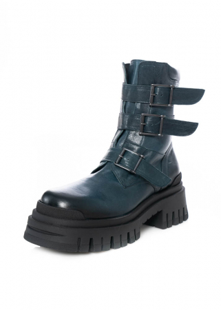 RUNDHOLZ  BLACK  LABEL, leather boots with chunky sole 2233985251
