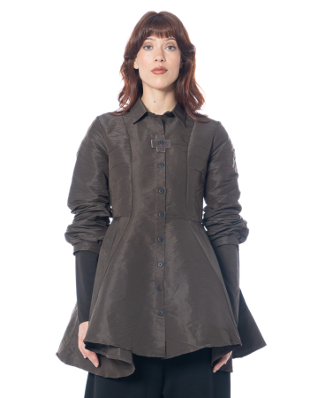 PLUSLAVIE PLÜ, tailored A-line blouse T BLOUSE