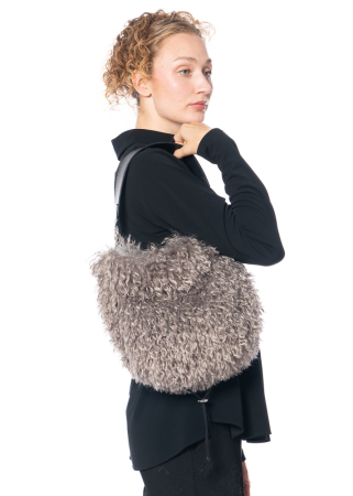 ULI SCHNEIDER, statement piece fluffy bobby bag 