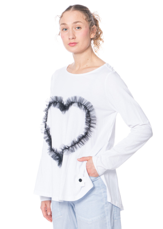 PLUSLAVIE PLÜ, shirt A HEART SHIRT