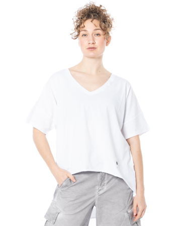 PLUSLAVIE PLÜ, basic jersey shirt T with V neck