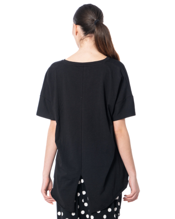 PLUSLAVIE PLÜ, basic jersey shirt T with V neck