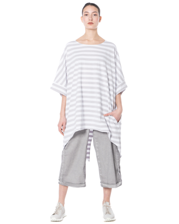 PLUSLAVIE PLÜ, shirt BIG T PLUS with striped back patch