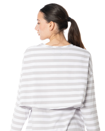 PLUSLAVIE PLÜ, cropped, striped sweatshirt SNUGGLE SHIRT