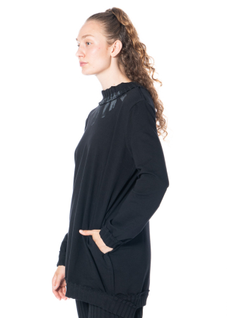 KEDZIOREK, casual sweater with a sophisticated neckline 5134-T