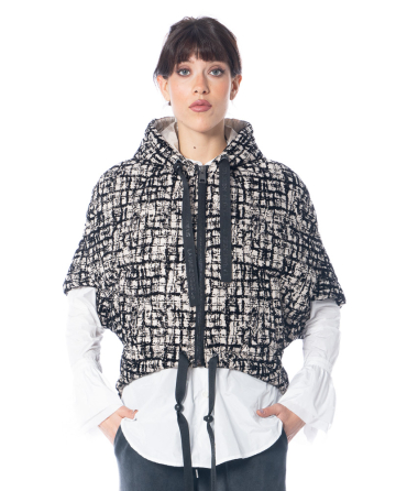 LA HAINE INSIDE US, short nylon jacket 5216 LH
