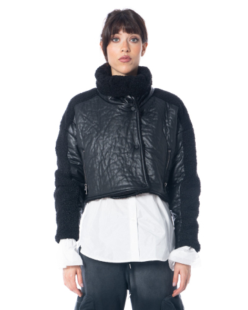  LA HAINE INSIDE US, jacket in eco-leather 5219 LH