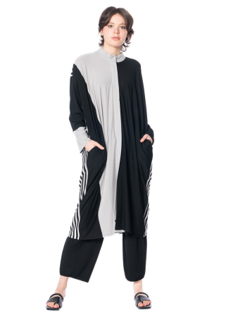 KEDZIOREK, casual two-tone coat 5248