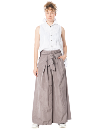 LA HAINE INSIDE US, flared taffeta pants 5302_LH