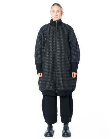 KEDZIOREK, bubble-quilted zip-up coat 5303