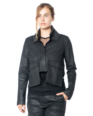 KEDZIOREK, short jacket with patch pockets 5310