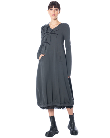 KEDZIOREK, dress with lace details and pockets 5344