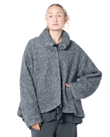 KEDZIOREK, warme Bouclé-Teddy-Jacke 5364