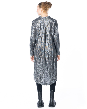 KEDZIOREK, tunic with a shimmery and crinkled finish 5373