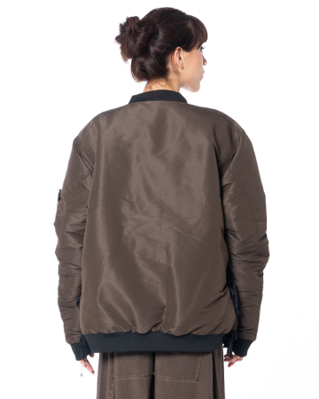 PLUSLAVIE PLÜ, weite Bomberjacke THE LONG BOMBER