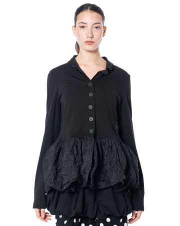 PLUSLAVIE PLÜ, jacket T BLAZER with taffeta peplum