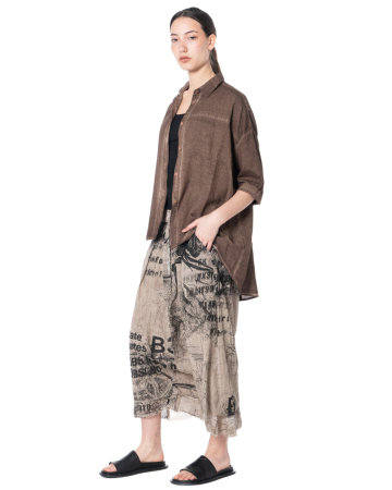 studiob3, layered pants ASUNO sand all over print