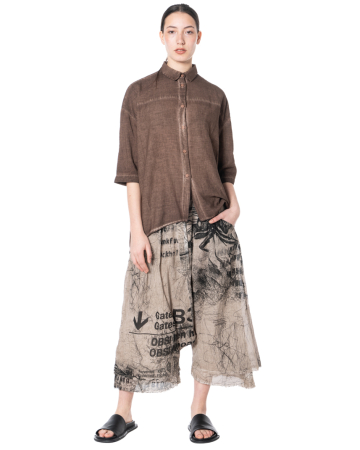 studiob3, layered pants ASUNO sand all over print