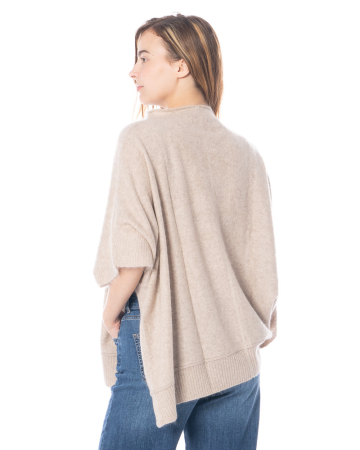 HENRY CHRIST, short sleeve cashmere jumper