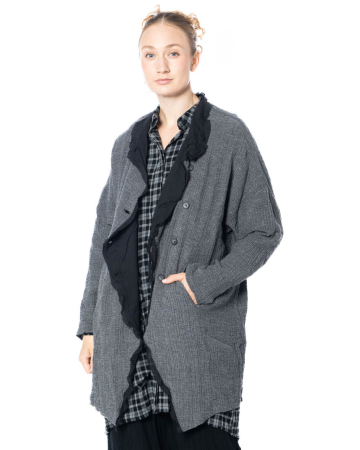 studiob3, slouchy button-down tunic BURINA