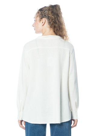HENRY CHRIST, Bluse im Cardigan-Stil