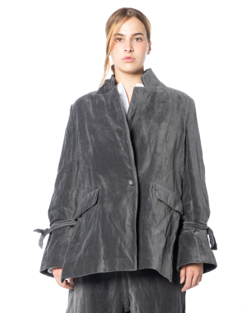 annette görtz, samtige Blazerjacke KINA