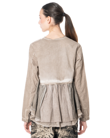 studiob3, Baumwollcardigan LUSJA Sand Old Dye  