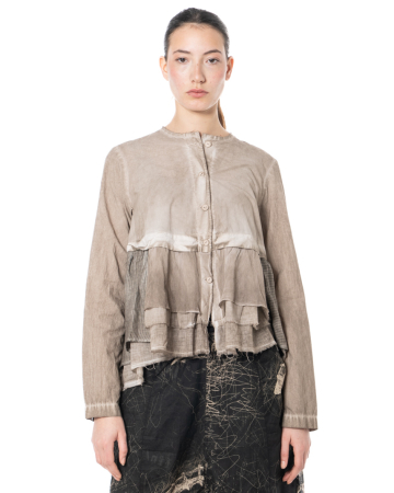 studiob3, Baumwollcardigan LUSJA Sand Old Dye  
