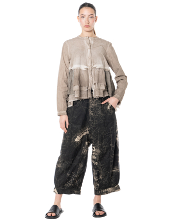 studiob3, relaxed double-layer pants MIRRO